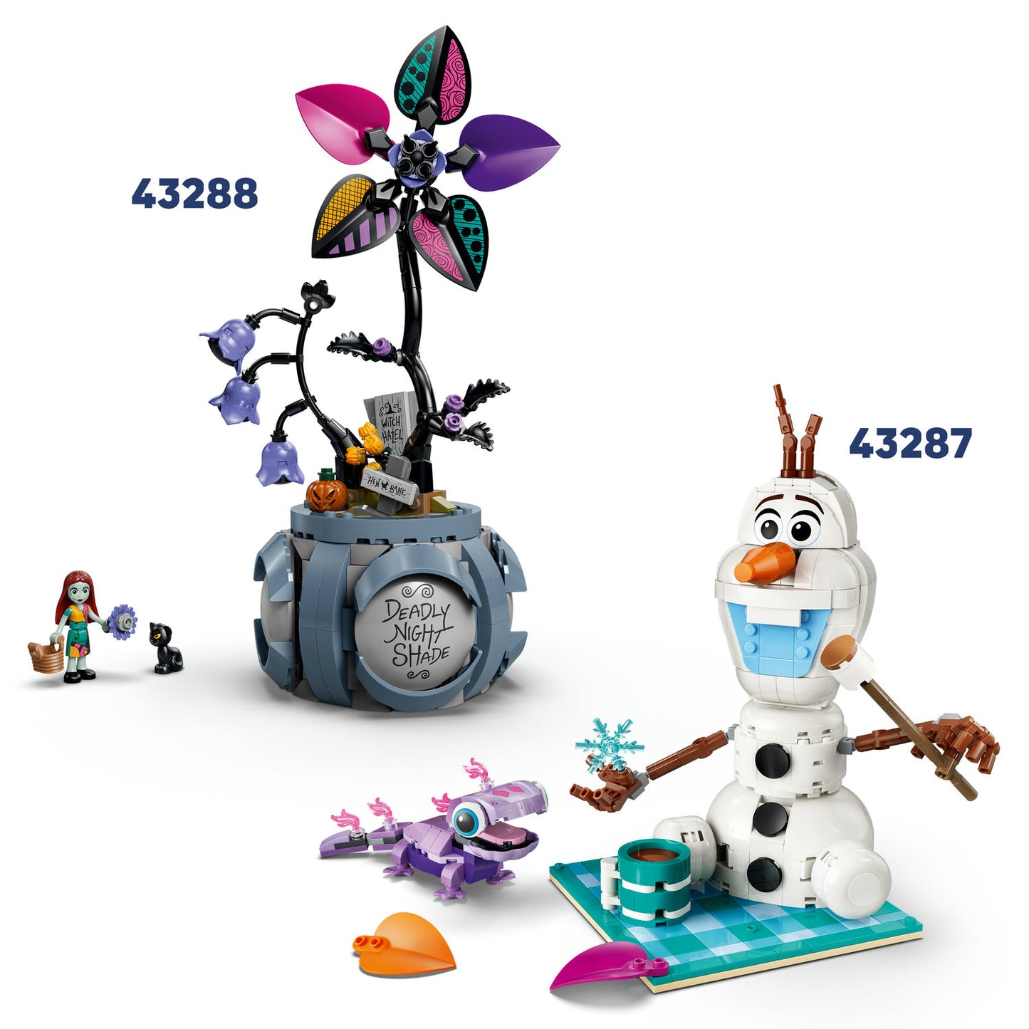 LEGO | Disney Kevin en Dug – Bouwbare Speelgoed Hond en Vogel met Accessoires Incl. Rode Ballon, Bladeren en Displaystandaard – Verjaardagscadeau voor Meisjes vanaf 9 Jaar en Fans van Film Up 43290