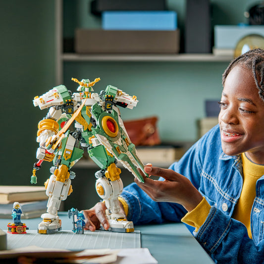 LEGO NINJAGO 15-Jarig Jubileum: Lloyds Reusachtige Mecha Bouwpakket voor Kinderen – Ninja Speelgoed met Minifiguur, Schild en Zwaard – Cadeau voor Jongens vanaf 14 Jaar en Volwassenen – 71860