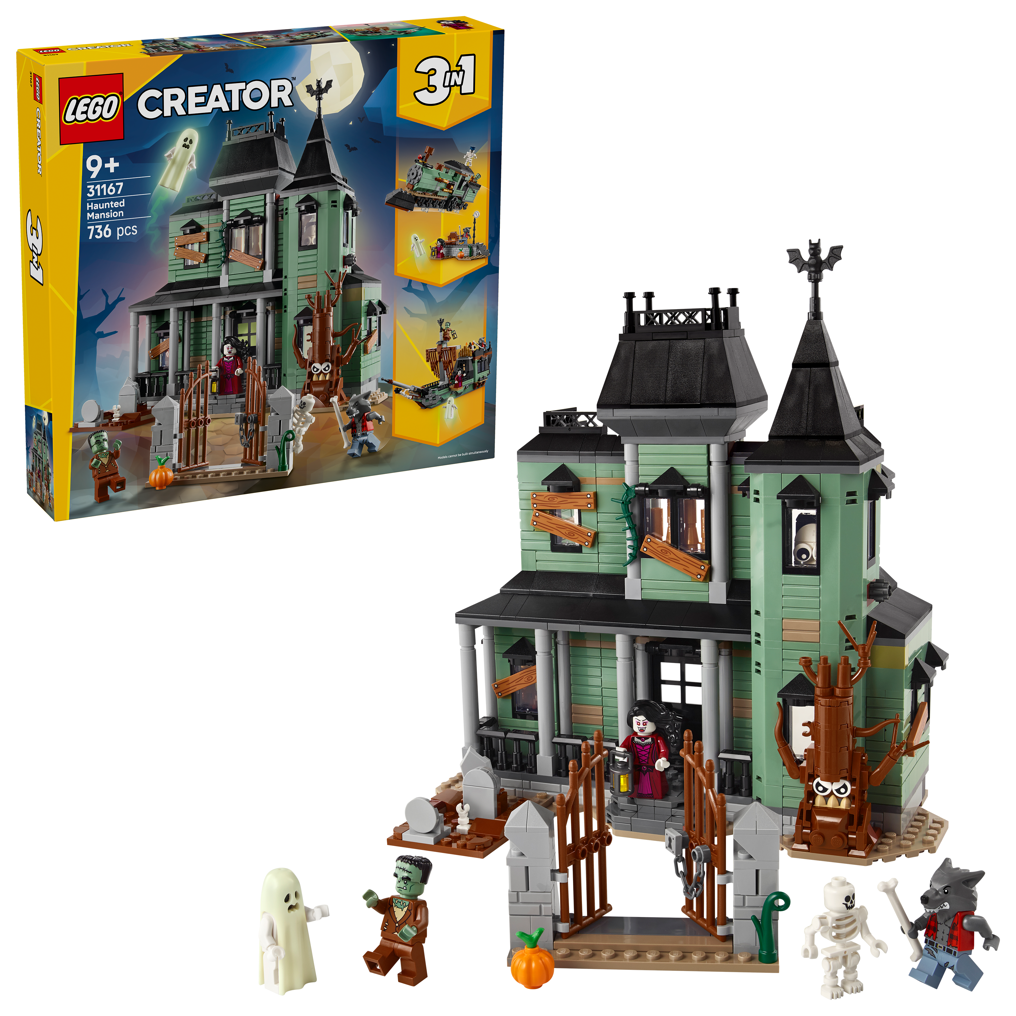 LEGO Spookhuis 31167 Creator 3-in-1 – Labyrinth 2TTOYS | Official LEGO shop, image size:3500x3500