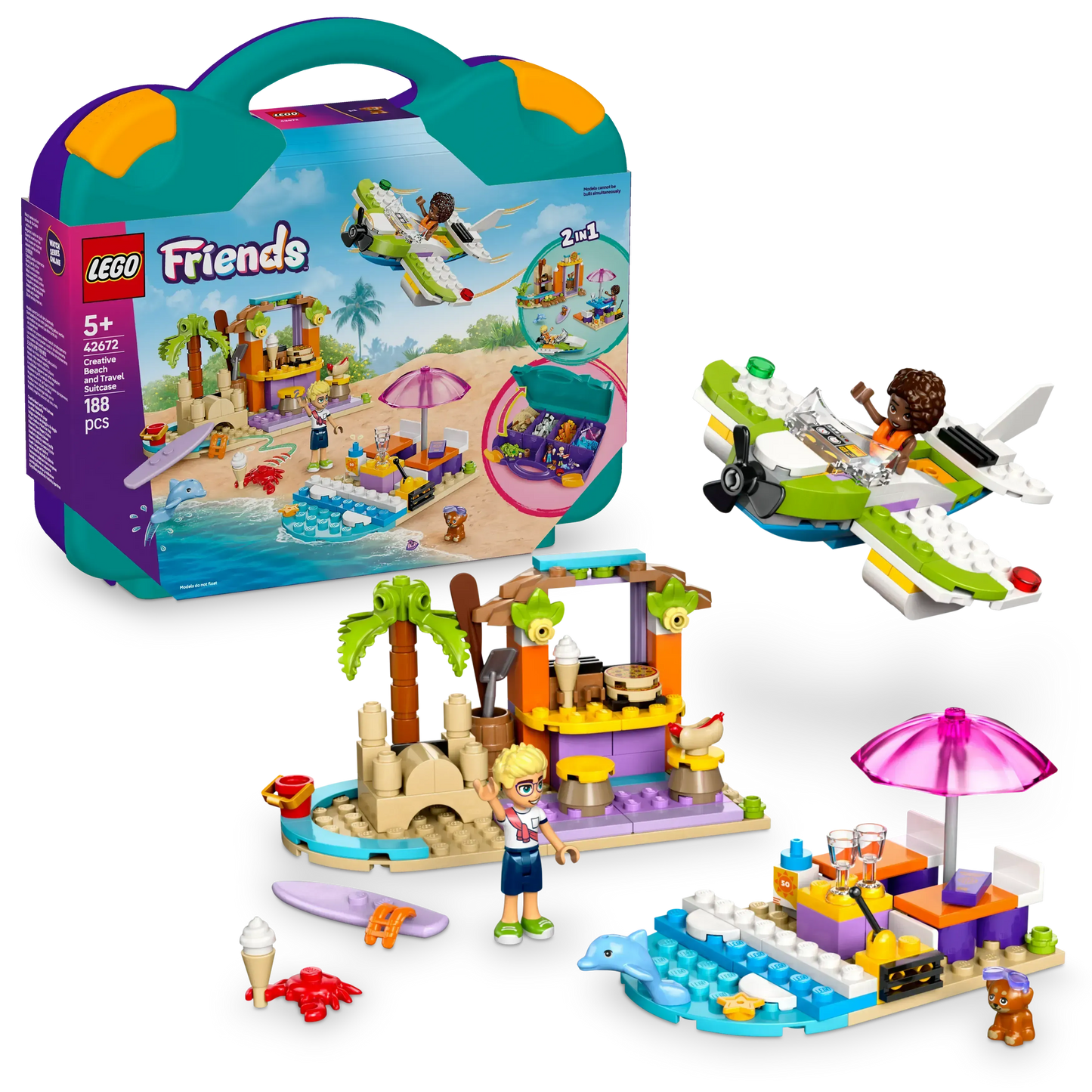 LEGO Creative Beach and Suitcase 42672 Friends (Pre-Order: January 2025)