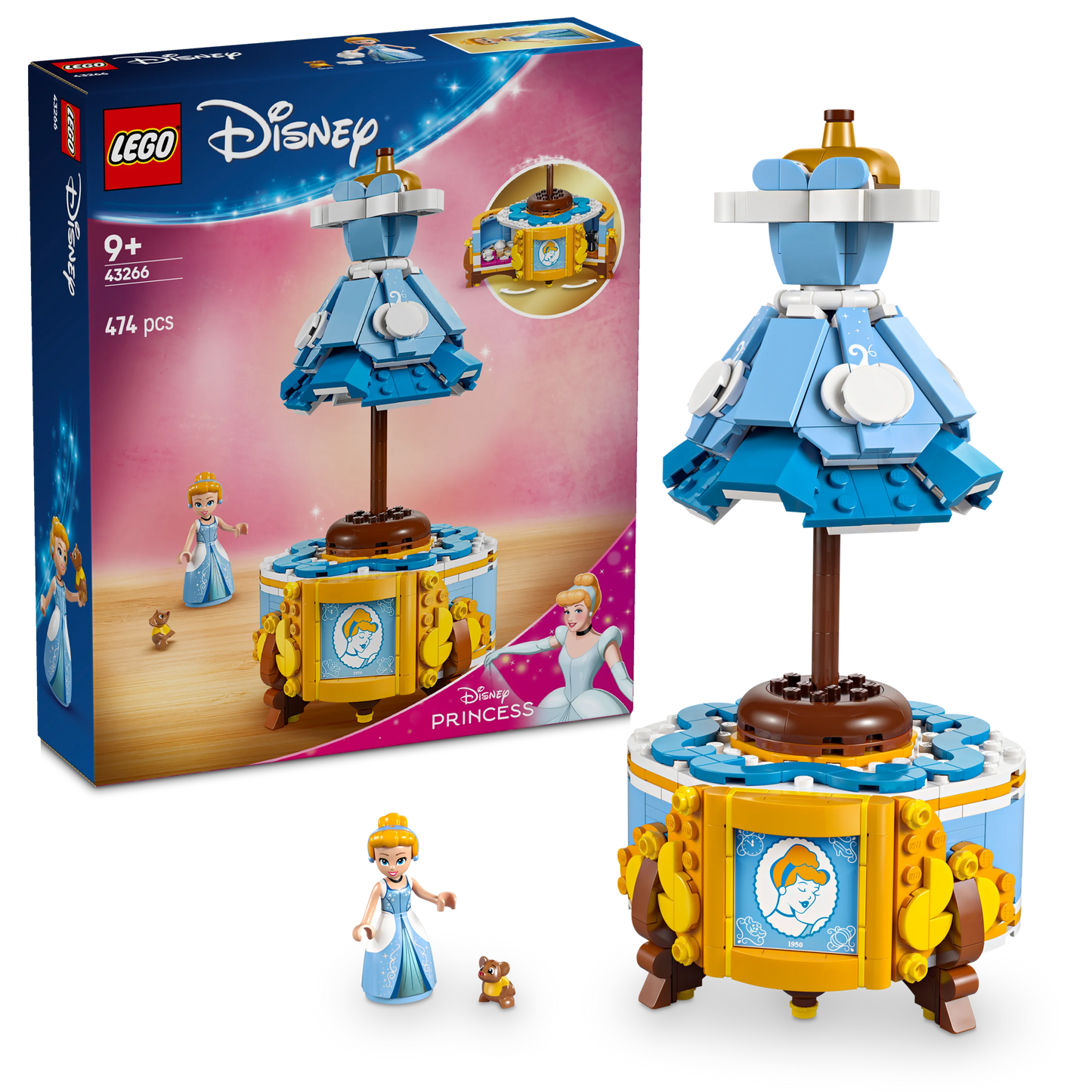 LEGO De Jurk van Assepoester 43266 Disney