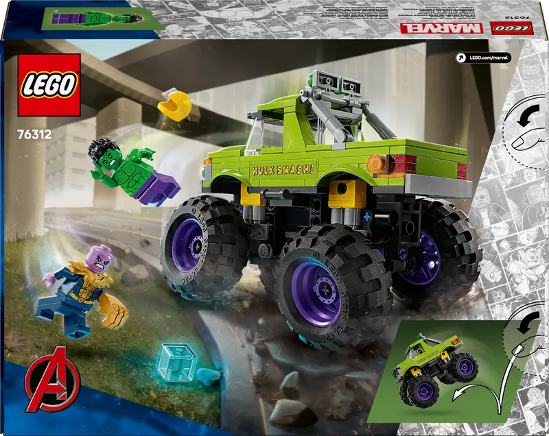 LEGO De Hulk Truck vs. Thanos 76312 Superheroes