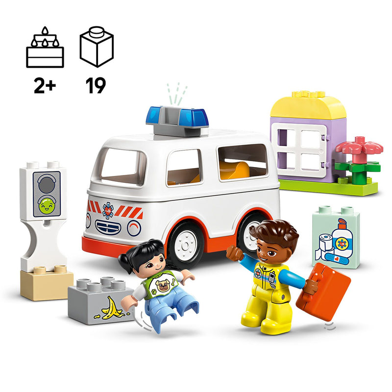 LEGO Ambulance met chauffeur 10447 DUPLO (Pre-Order: Januari 2025)