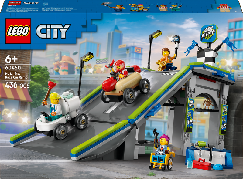 LEGO Snelle Schans voor raceauto's 60460 City (Pre-Order: januari 2025)