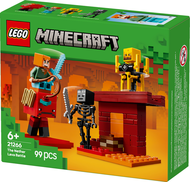 LEGO Het Nether Lava gevecht 21266 Ninjago (Pre-Order: januari 2025)