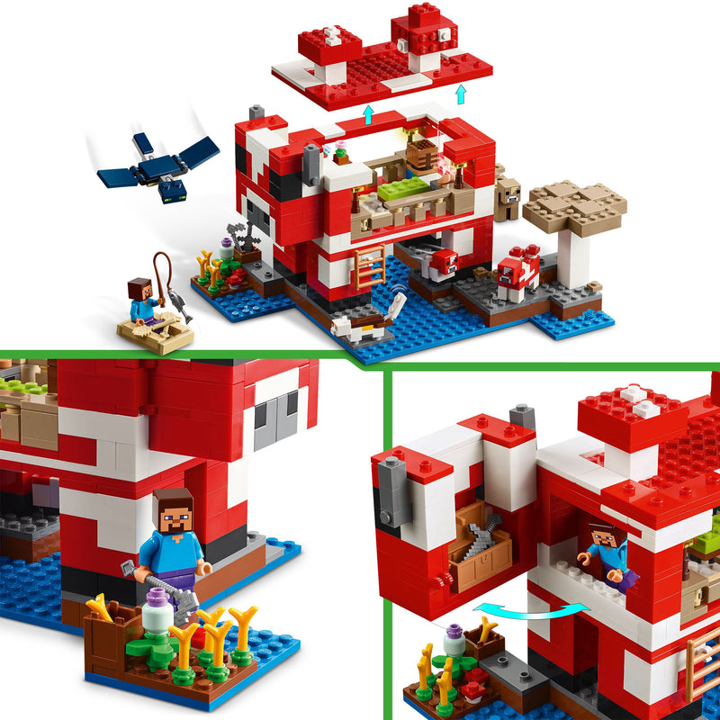 LEGO Het Paddestoelhuis 21270 Minecraft (Pre-Order: januari 2025)