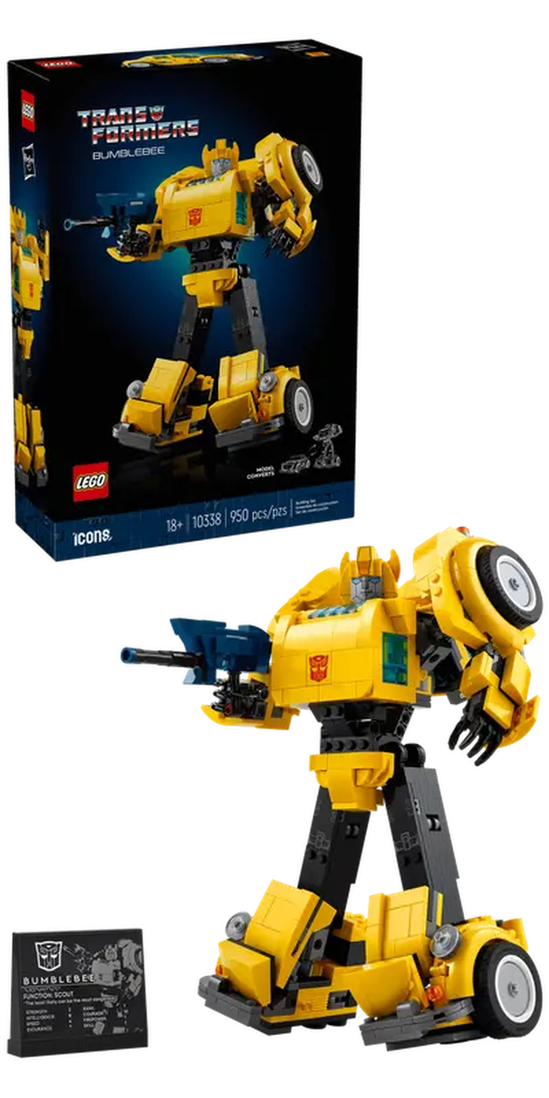 LEGO Bumblebee 10338 Icons