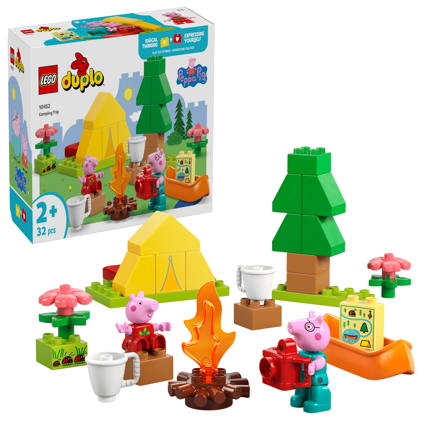 LEGO Kampeertrip met Peppa Pig 10452 Peppa Pig (Levering: 1 maart 2025)