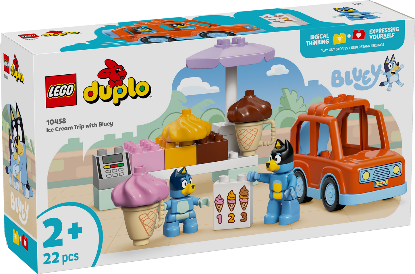 LEGO Huis van Bluey en haar familie met geheugenspel 10459 Duplo Bluey Pre-Order: 1 augustus)