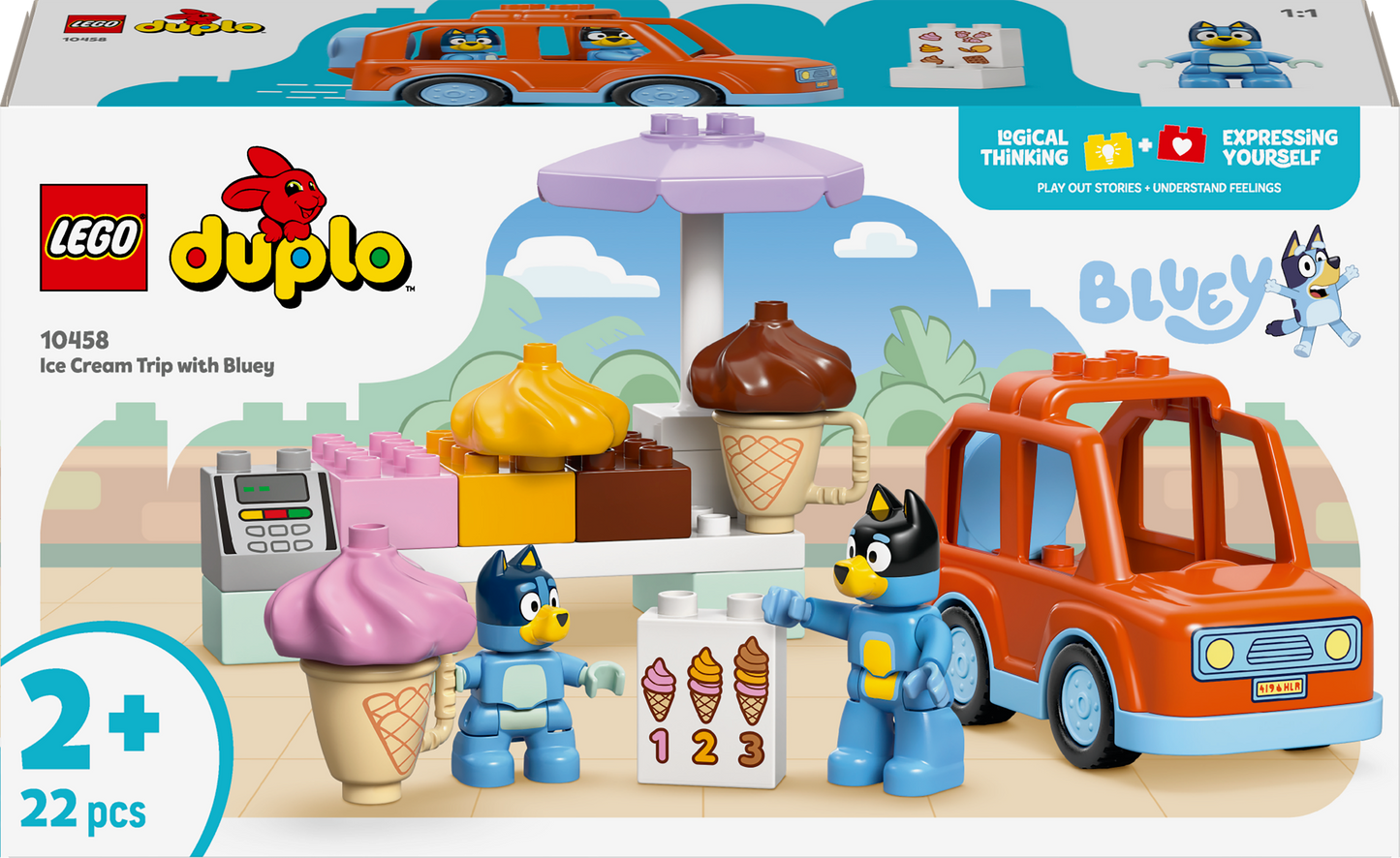 LEGO Huis van Bluey en haar familie met geheugenspel 10459 Duplo Bluey Pre-Order: 1 augustus)