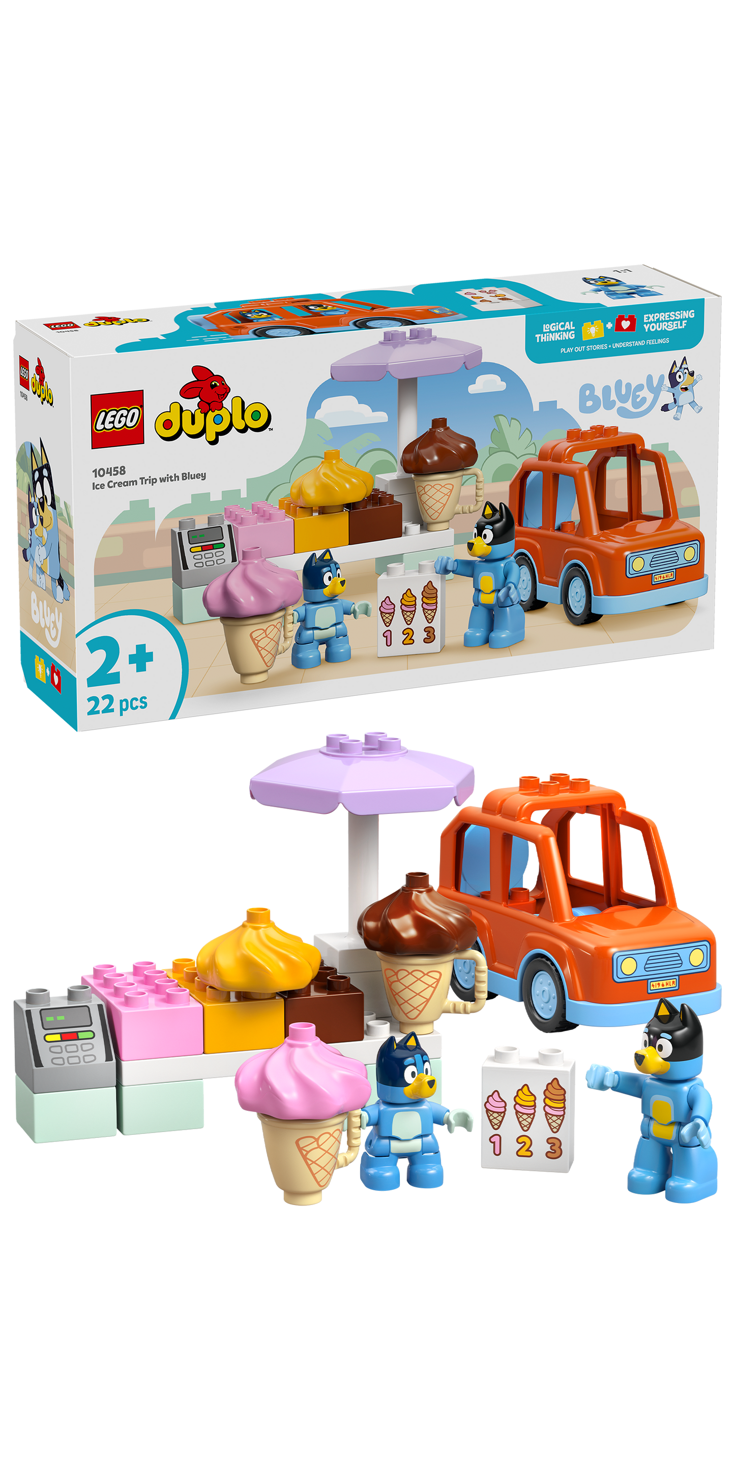 LEGO Huis van Bluey en haar familie met geheugenspel 10459 Duplo Bluey Pre-Order: 1 augustus)