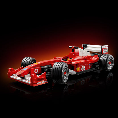 LEGO Icons Ferrari F2004 en Michael Schumacher – F1 Auto Bouwpakket voor Volwassenen – Decoratie Set met V10-Motor en Formule 1 Coureur Poppetje – Cadeau voor Mannen, Vrouwen en Fans – 11375