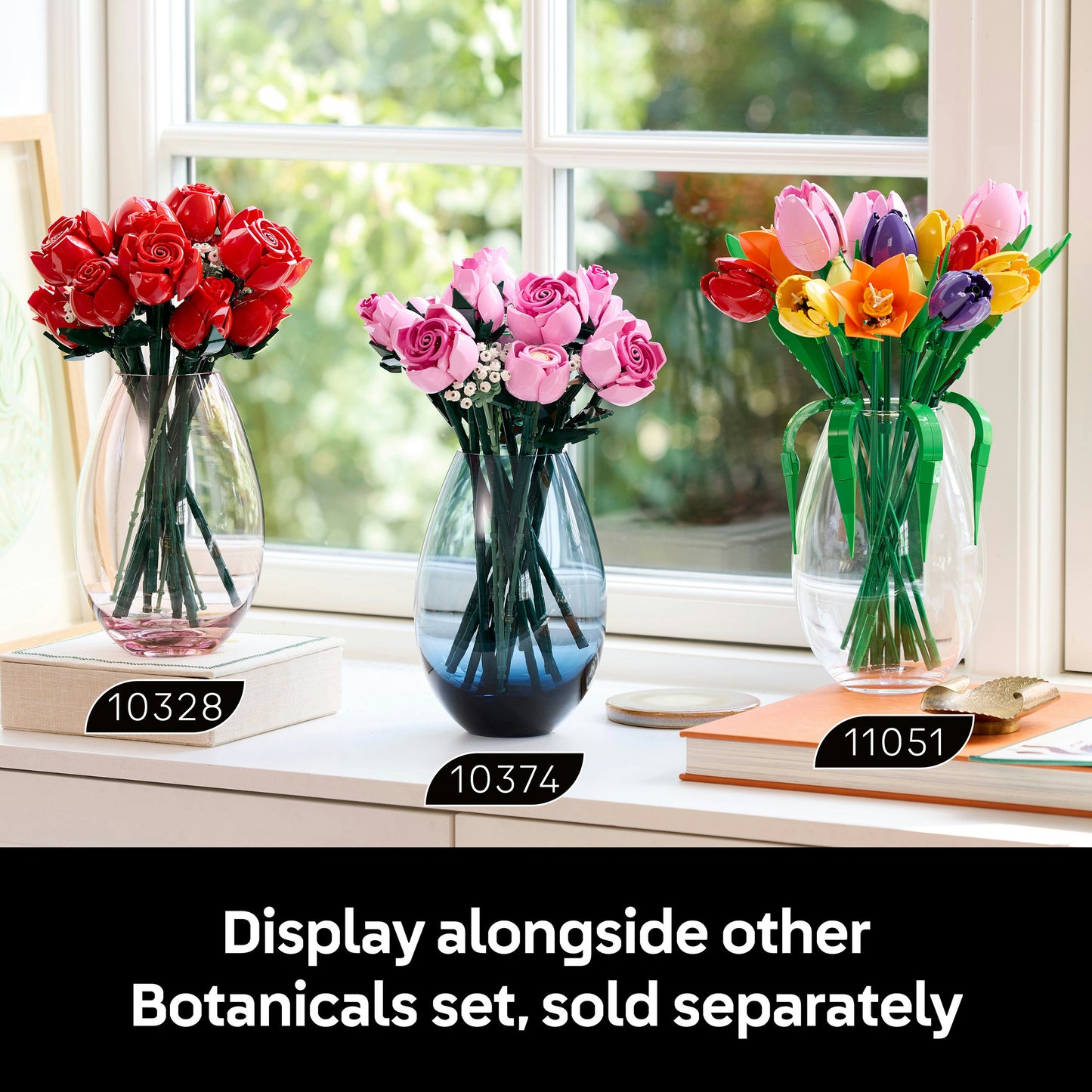 LEGO® Botanicals Boeket met Tulpen - Bloemendecoratie - Bouwset voor Volwassenen - Cadeautip - 11501