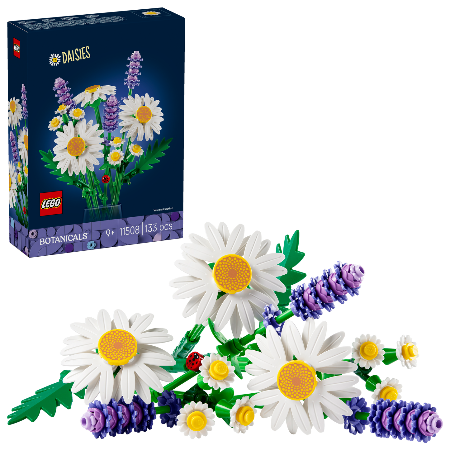 LEGO® Botanicals Madeliefjes - Decoratieve Bloemenset voor Kinderen - Cadeau voor Meisjes en Jongens 11508