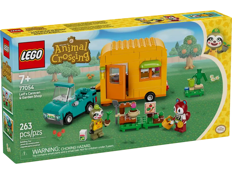 LEGO Leifs caravan en tuinwinkel 77054 Animal Crossing (Pre-Order: januari 2025)