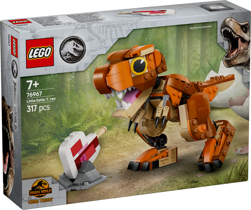 LEGO 76967 Kleine eter T-Rex, Een Jurassic World avontuur wacht