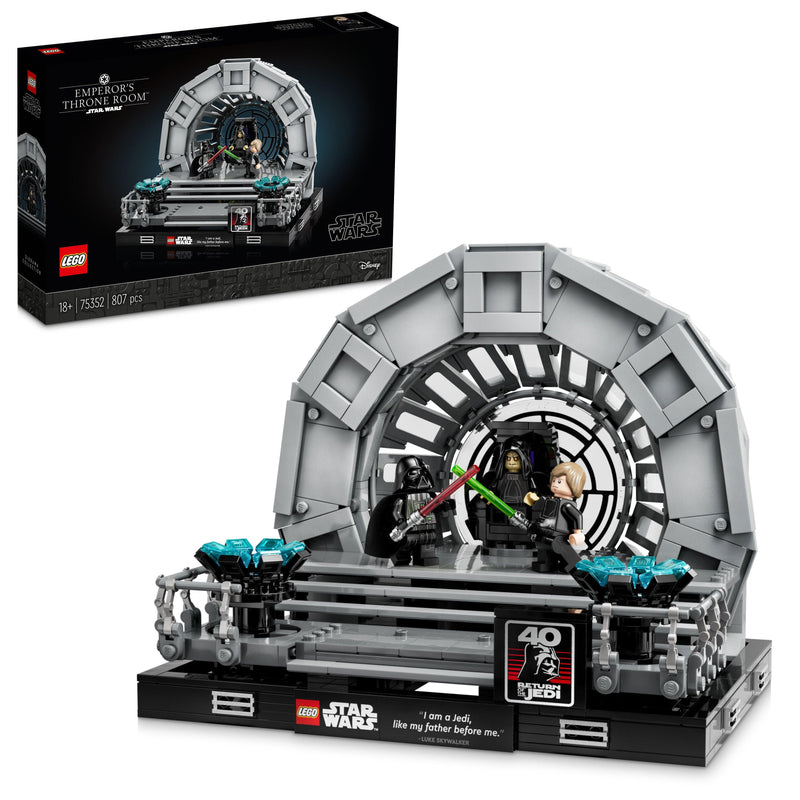 LEGO Troonzaal van de keizer diorama 75352 StarWars LEGO STARWARS @ 2TTOYS LEGO €. 99.99