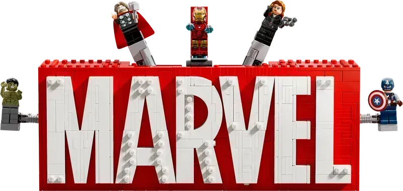 LEGO Marvel logo en figuren 76313 Superheroes