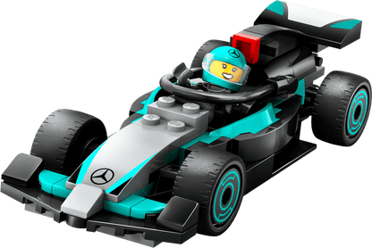 LEGO Pitbox met Mercedes AMG en Alpine F1 auto's 60444 City