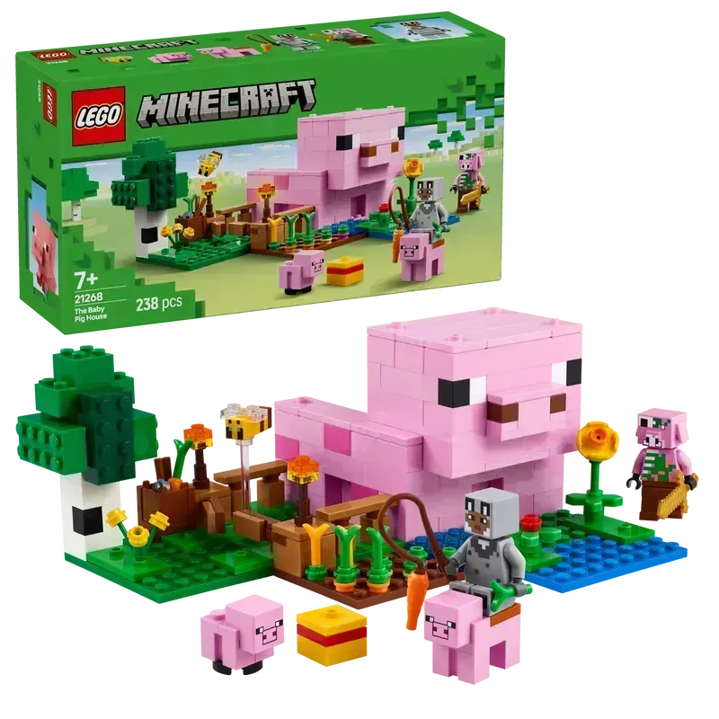 LEGO Het baby varkens huis 21268 Minecraft