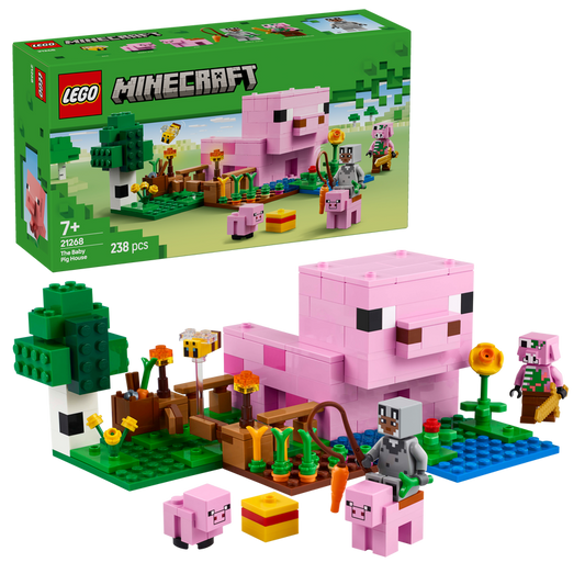 LEGO Het baby varkens huis 21268 Minecraft (Pre-Order: januari 2025)