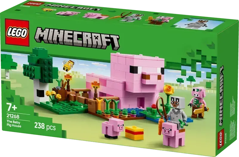 LEGO Het baby varkens huis 21268 Minecraft