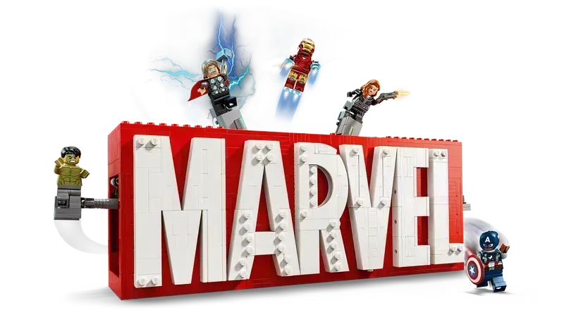 LEGO Marvel logo en figuren 76313 Superheroes