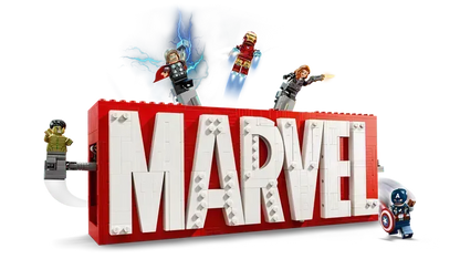 LEGO Marvel logo en figuren 76313 Superheroes