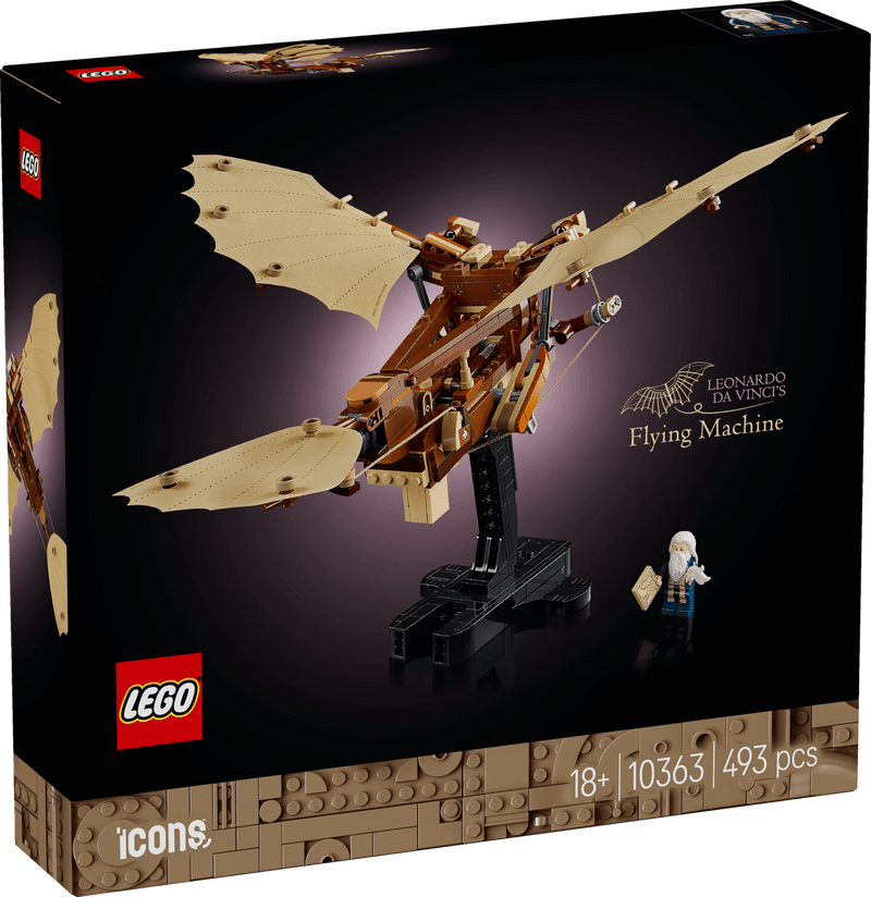 LEGO Leonardo da Vinci's Vliegmachine 10363 Icons (Levering: 1 januari 2025)