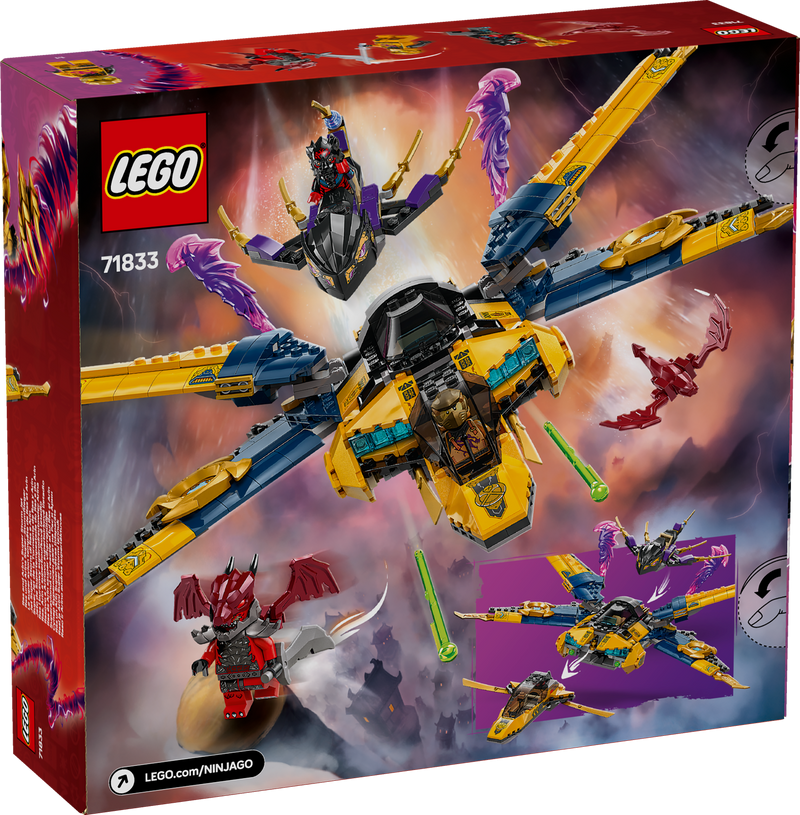 LEGO Ras & Arin's Super Storm Vliegtuig 71833 Ninjago (Pre-Order: januari)