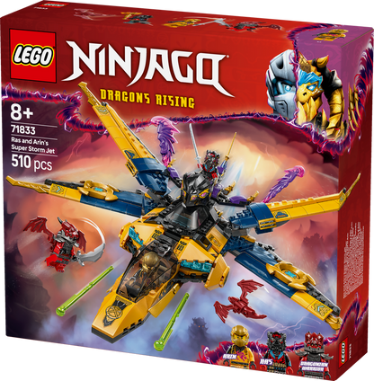 LEGO Ras & Arin's Super Storm Vliegtuig 71833 Ninjago (Pre-Order: januari)