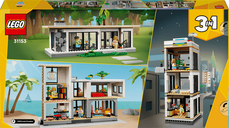 LEGO Modern Huis 31153 Creator 3 in 1 (Pre-Order: verwacht juni) LEGO CREATOR 3 IN 1 @ 2TTOYS LEGO €. 84.99