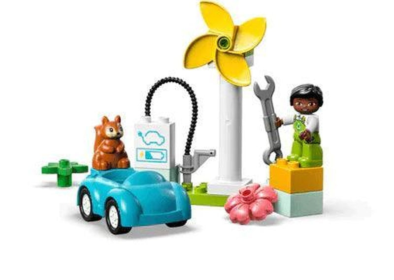 LEGO Wind turbine en electrische auto 10985 DUPLO @ 2TTOYS LEGO €. 8.48