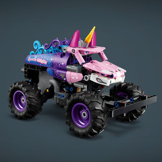 LEGO® Technic Monster Jam™ Sparkle Smash™ Pull-Back Monstertruck - Bouwspeelgoed voor Kinderen - 42220