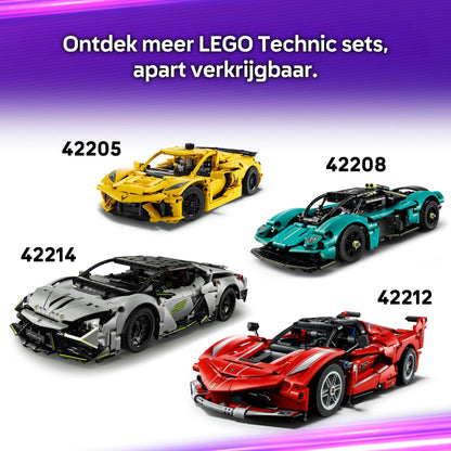 LEGO Technic Bugatti Chiron Pur Sport Hypercar Auto Bouwpakket met Speelgoed voor Kinderen 42222