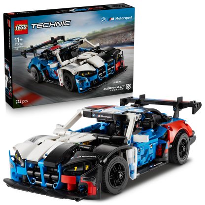 LEGO Technic BMW M4 GT3 EVO Racewagen – Bouwpakket voor Kinderen met V6-motor, Sturing en Deuren die Open Kunnen – Cadeau voor Jongens vanaf 11 Jaar en Motorsportfans – 42226
