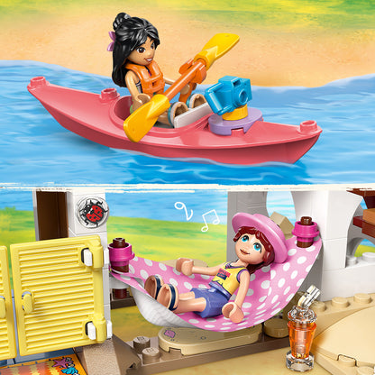 LEGO® Friends Strandhuis met Zeehonden - Bouwset met 3 Minipoppetjes en 2 Zeehondenfiguren - 42699