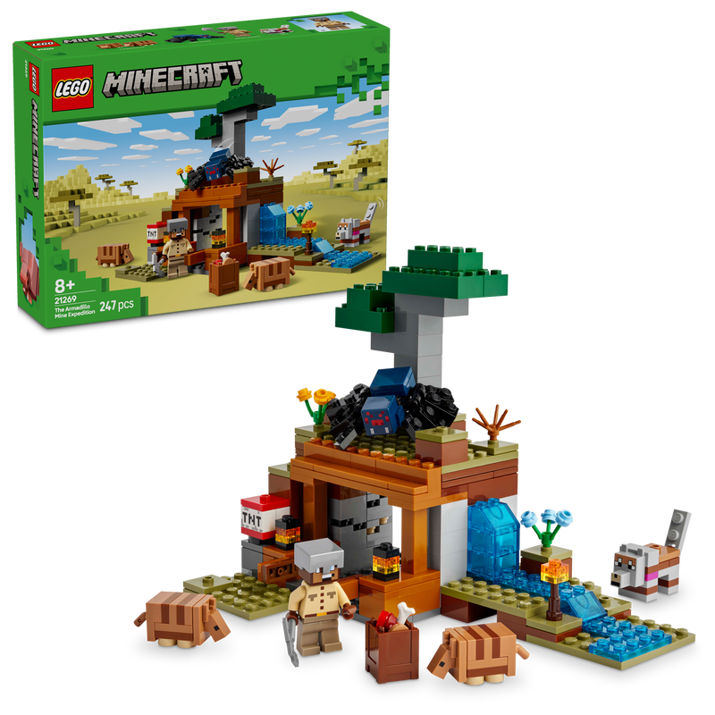 LEGO Armadillo Mijnexpeditie 21269 Minecraft (Pre-Order: januari 2025)