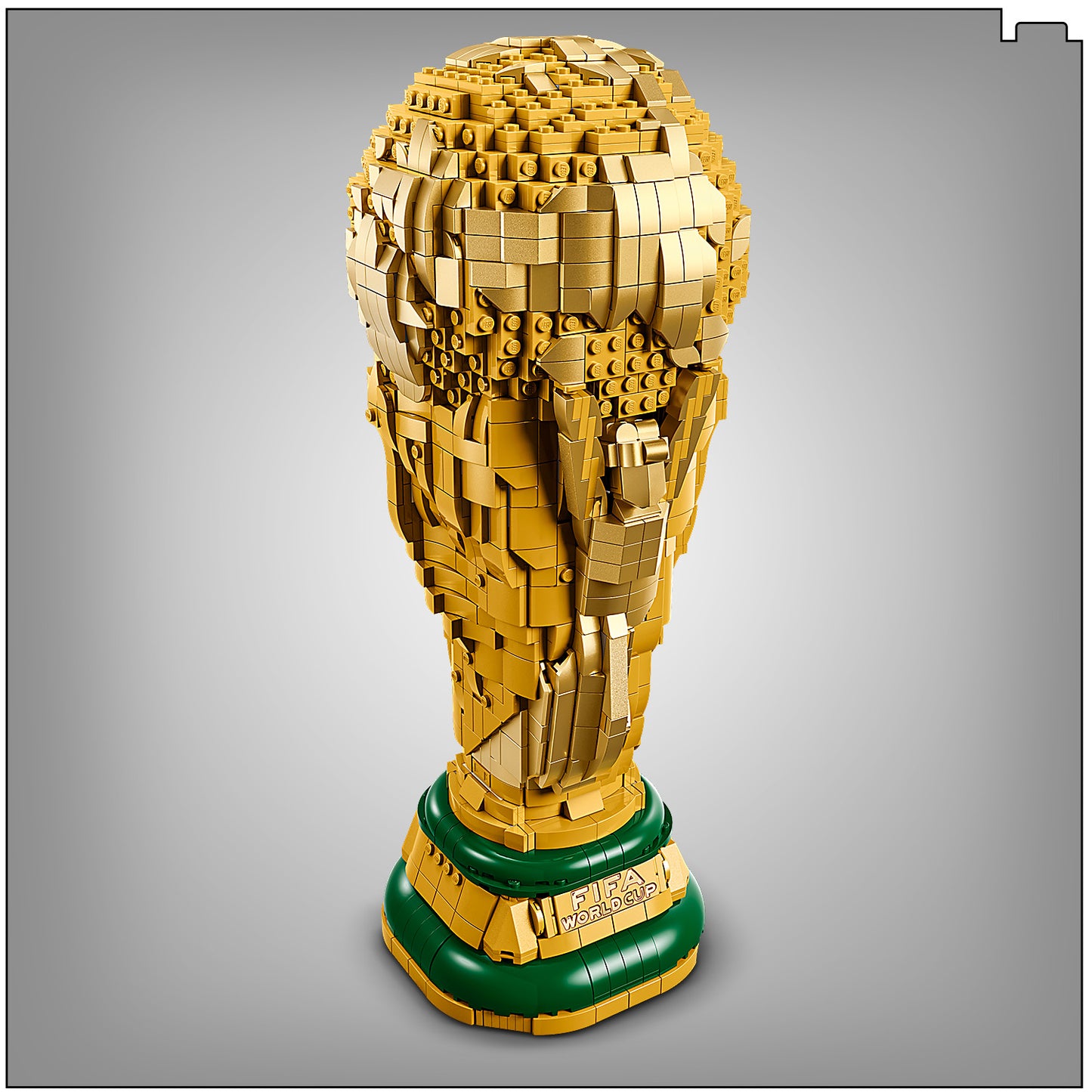 LEGO Editions Officiële FIFA World Cup Trofee – 3D DIY Bouwpakket voor Kinderen en Tieners met Verzamelbare Minifiguur – WK Voetbal Cadeau voor Jongens, Meisjes en Volwassen Fans Vanaf 12 Jaar – 43020