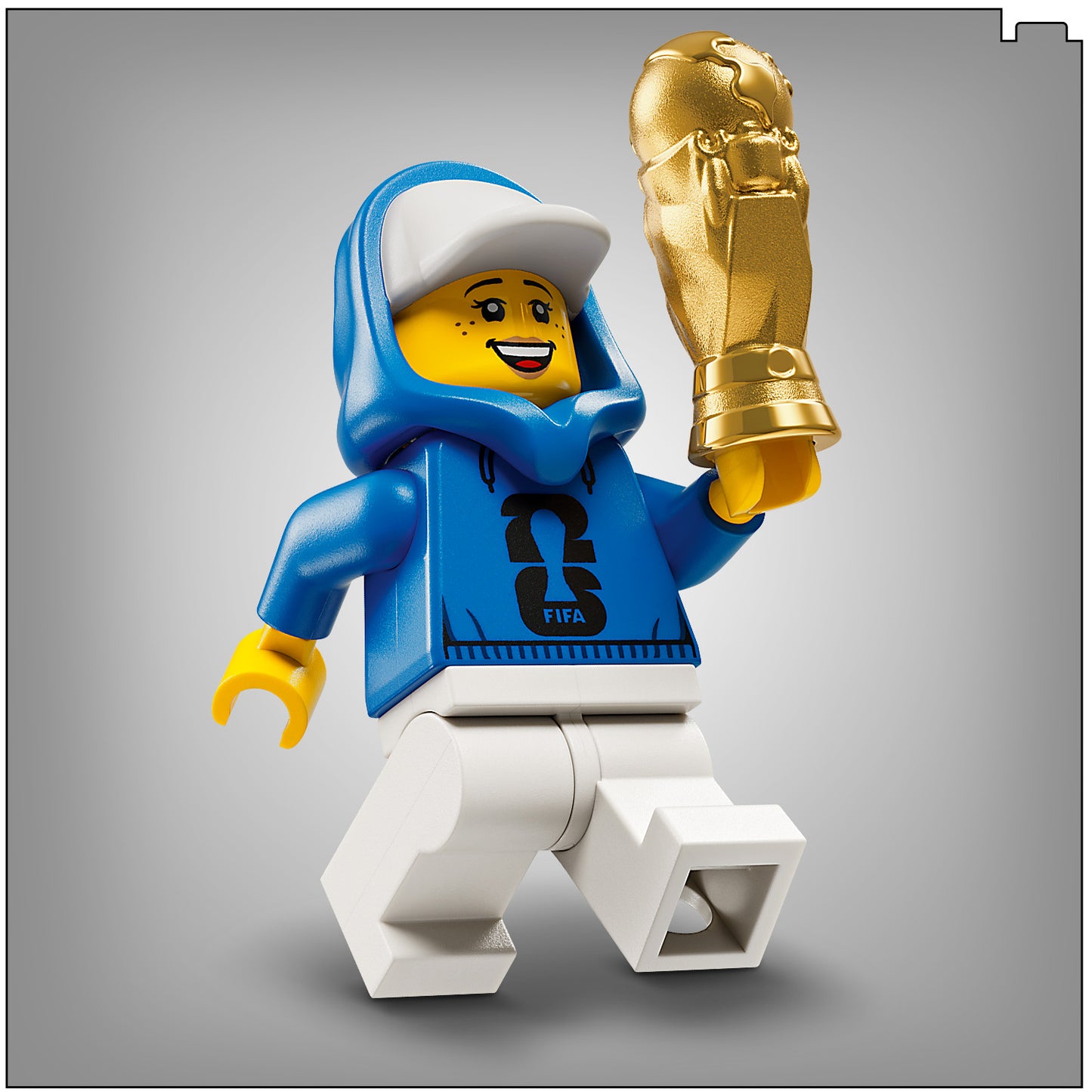 LEGO Editions Officiële FIFA World Cup Trofee – 3D DIY Bouwpakket voor Kinderen en Tieners met Verzamelbare Minifiguur – WK Voetbal Cadeau voor Jongens, Meisjes en Volwassen Fans Vanaf 12 Jaar – 43020