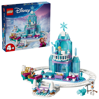 LEGO® ǀ Disney Frozen Elsa's IJskasteel en Sneeuwrit - Bouwset voor Kinderen Vanaf 4 Jaar - 43281