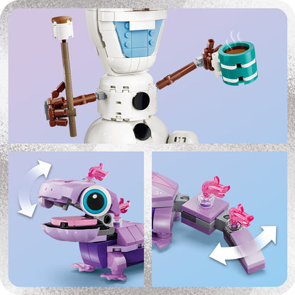 LEGO® ǀ Disney Frozen Olaf en Bruni's Picknickplezier - Bouwset voor Kinderen Vanaf 7 Jaar - 43287