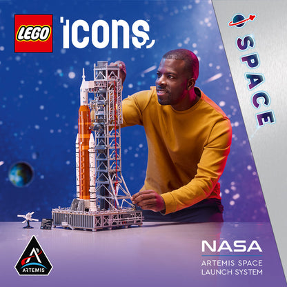 LEGO NASA Artemis Space Launch System Rocket with Platform 10341 Icons