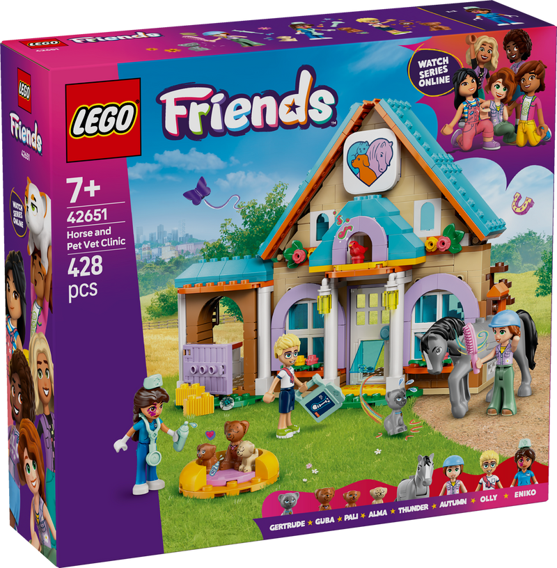 LEGO Paarden en dierenkliniek 42651 Friends (Pre-Order: 1 januari)