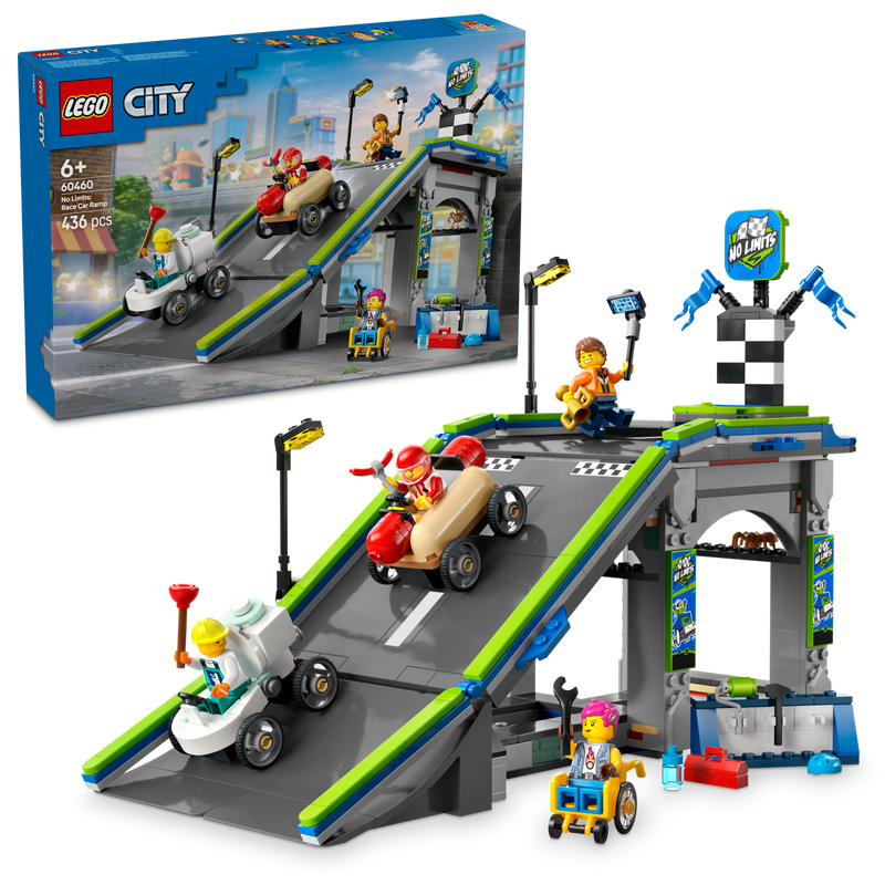 LEGO Snelle Schans voor raceauto's 60460 City (Pre-Order: januari 2025)