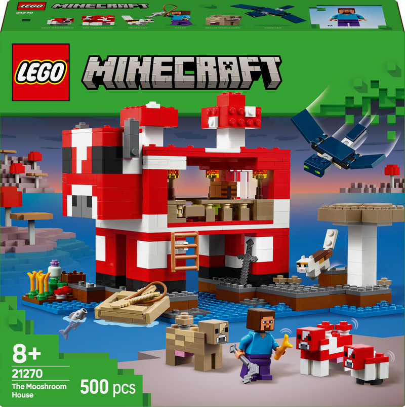 LEGO Het Paddestoelhuis 21270 Minecraft (Pre-Order: januari 2025)