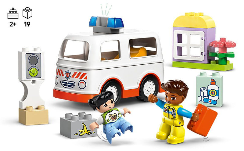 LEGO Ambulance met chauffeur 10447 DUPLO (Pre-Order: Januari 2025)