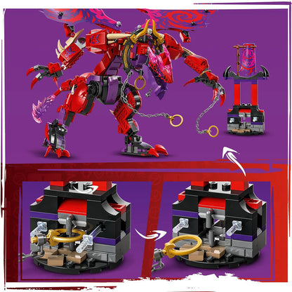 LEGO Bliksemtand Draak van Chaos 71832 Ninjago (Pre-Order: 1 maart)