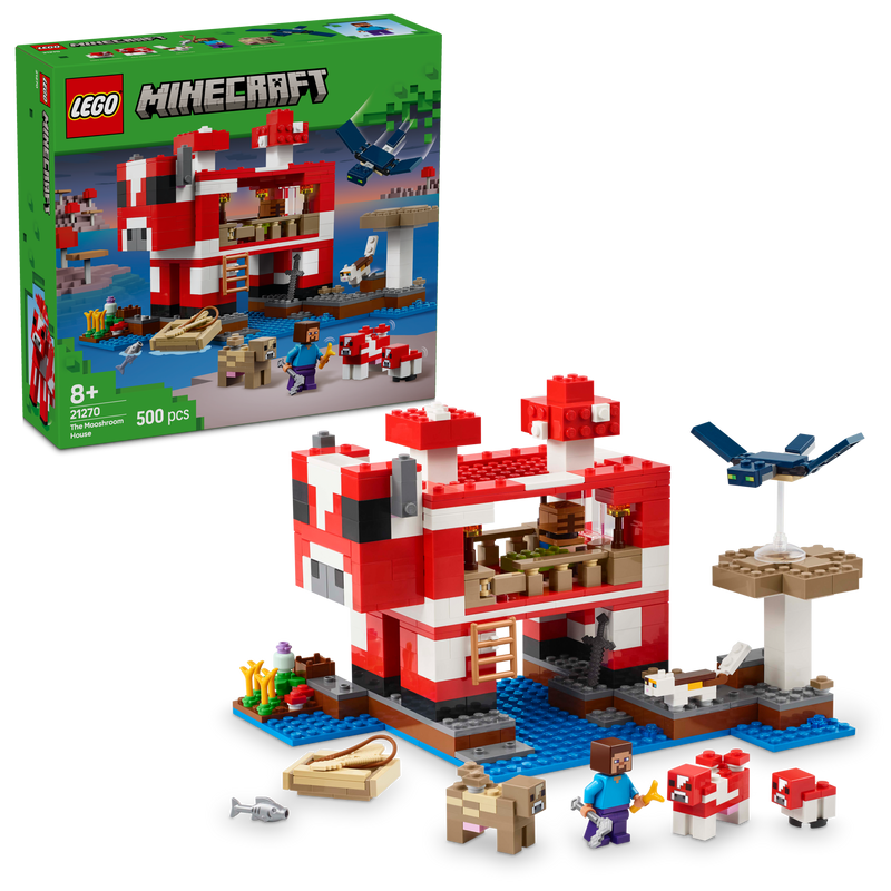 LEGO Het Paddestoelhuis 21270 Minecraft (Pre-Order: januari 2025)