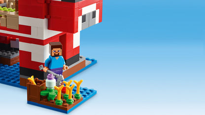 LEGO Het Paddestoelhuis 21270 Minecraft (Pre-Order: januari 2025)